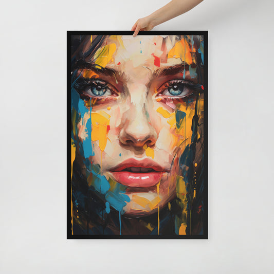 Abstract Portrait Framed Poster