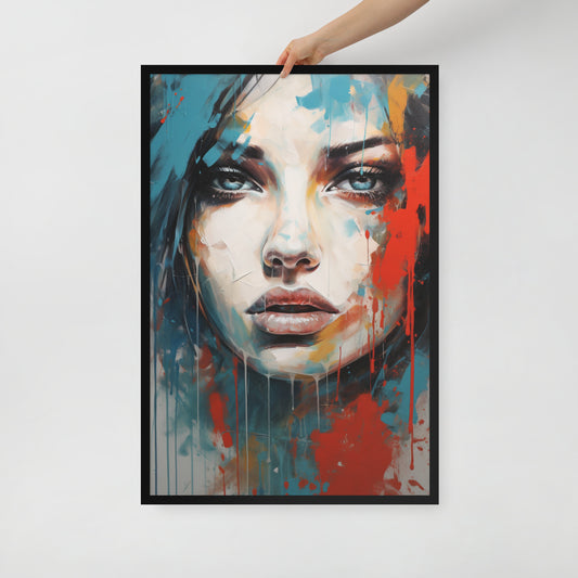 Abstract Portrait Framed Poster