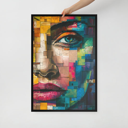 Abstract Portrait Framed Poster