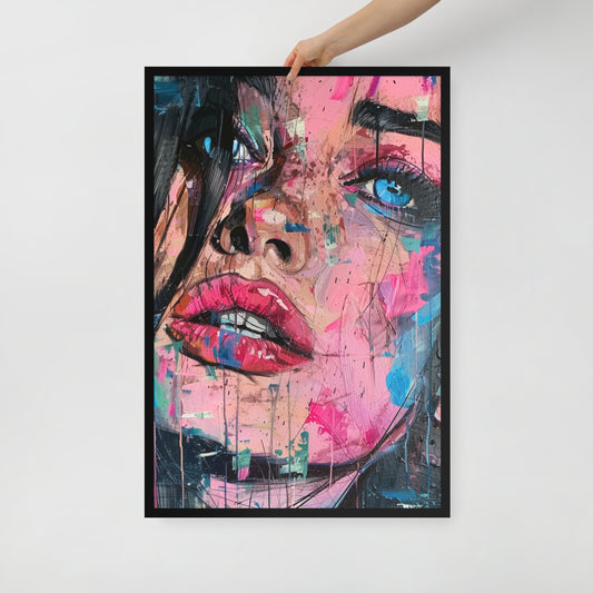 Abstract Portrait Framed Poster