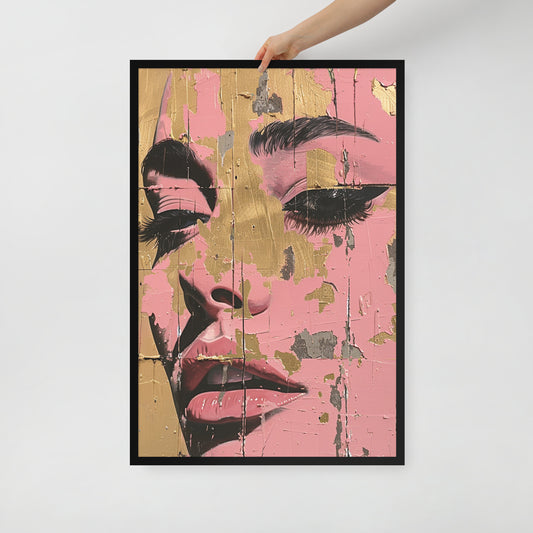 Abstract Portrait Framed Poster