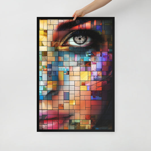 Abstract Portrait Framed Poster