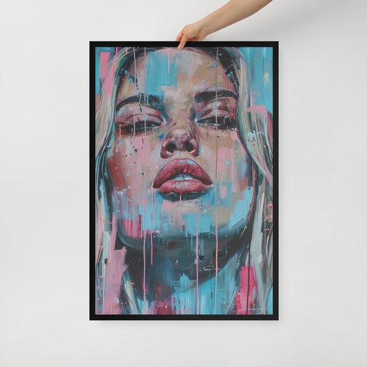 Abstract Portrait Framed Poster