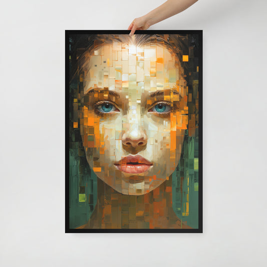 Abstract Portrait Framed Poster