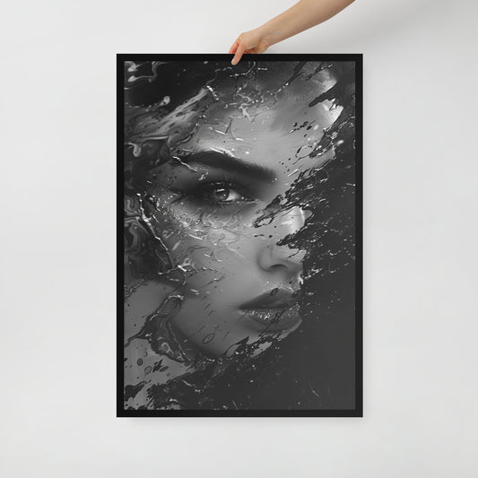 Abstract Portrait Framed Poster