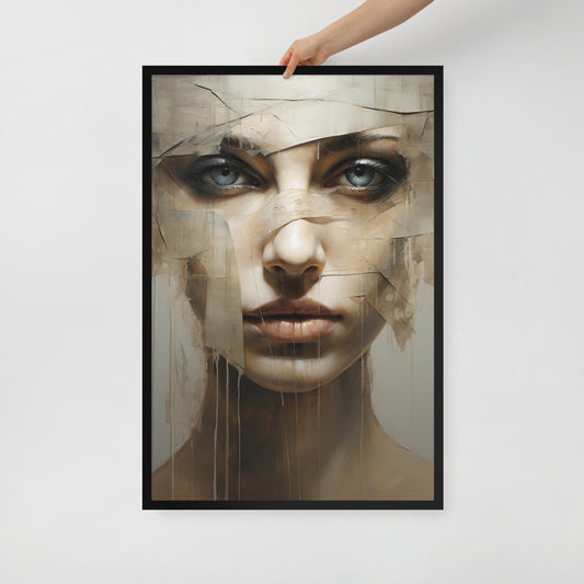 Abstract Portrait Framed Poster