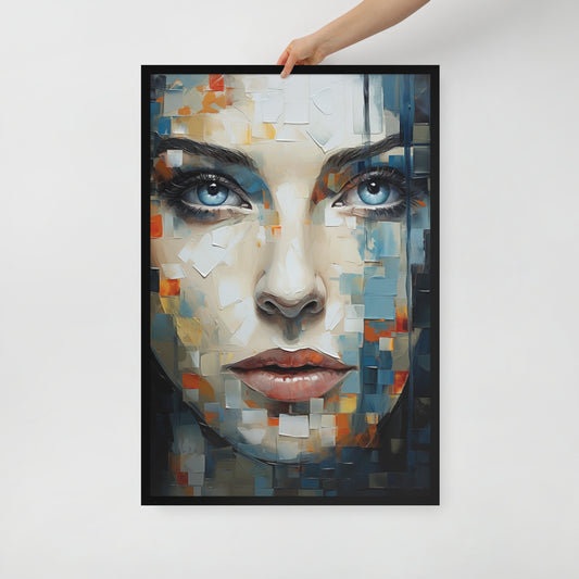 Abstract Portrait Framed Poster