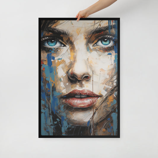 Abstract Portrait Framed Poster