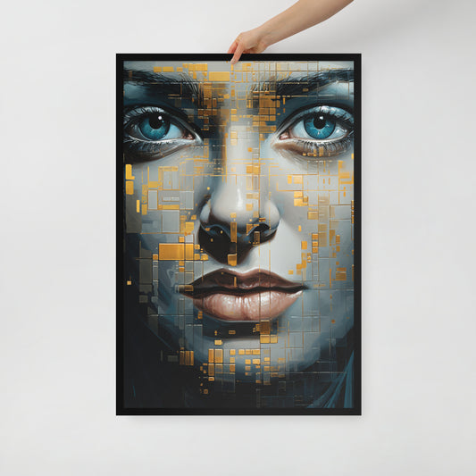 Abstract Portrait Framed Poster