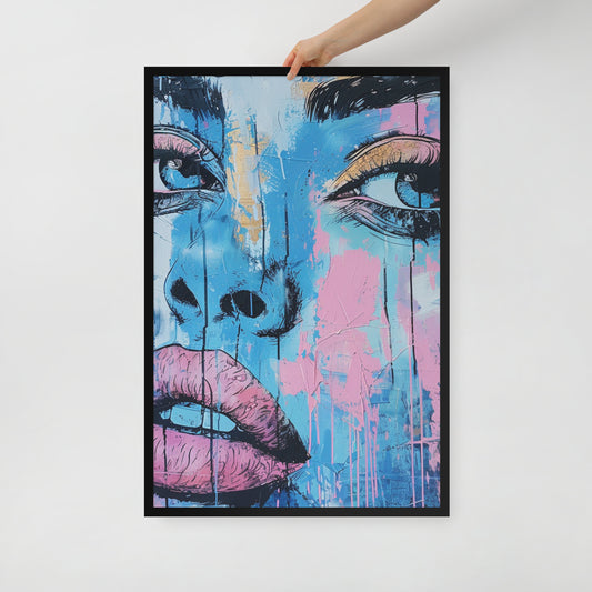 Abstract Portrait Framed Poster