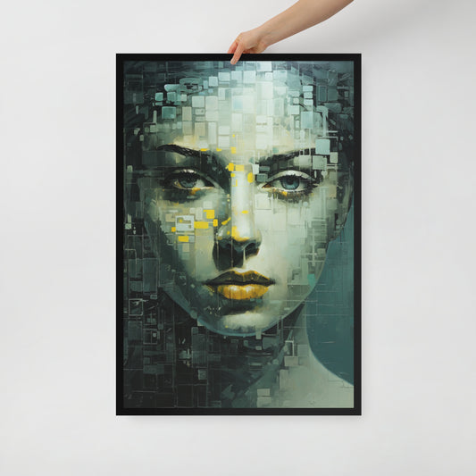 Abstract Portrait Framed Poster