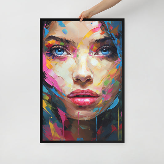 Abstract Portrait Framed Poster