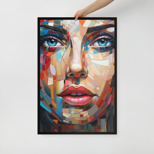 Abstract Portrait Framed Poster