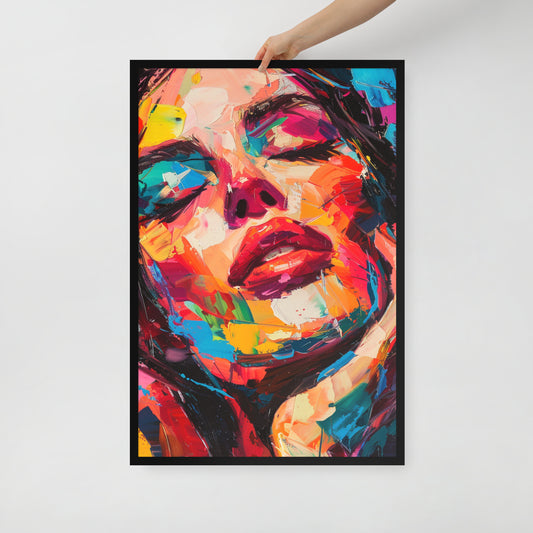 Abstract Portrait Framed Poster