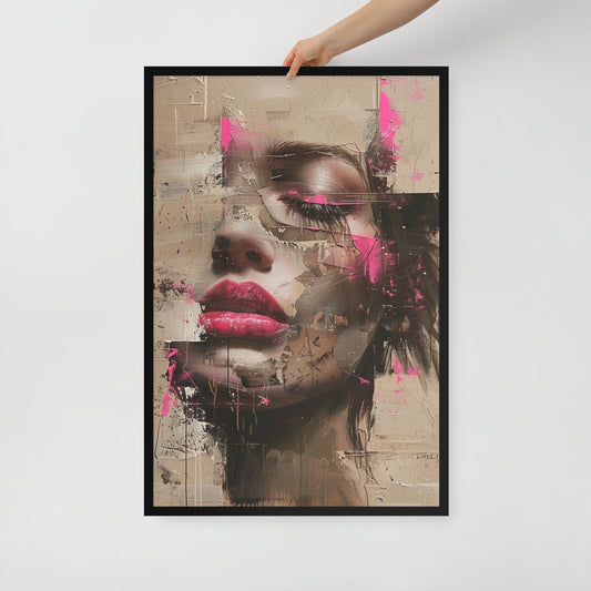 Abstract Portrait Framed Poster