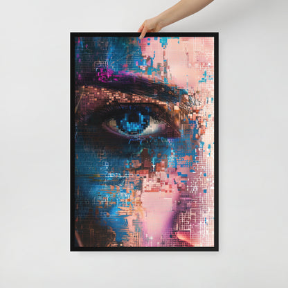 Abstract Portrait Framed Poster