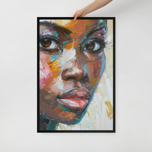 Abstract Portrait Framed Poster