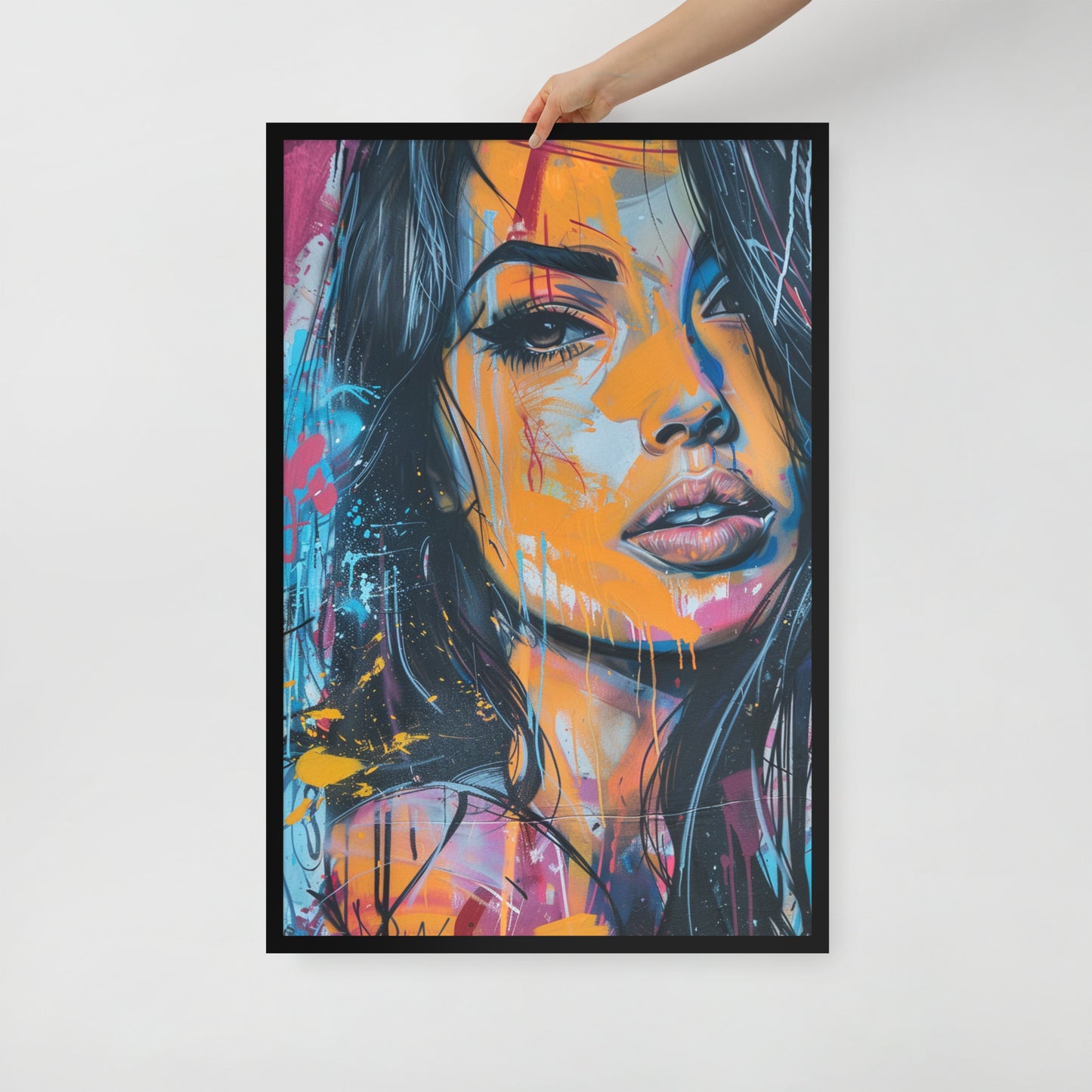 Abstract Portrait Framed Poster