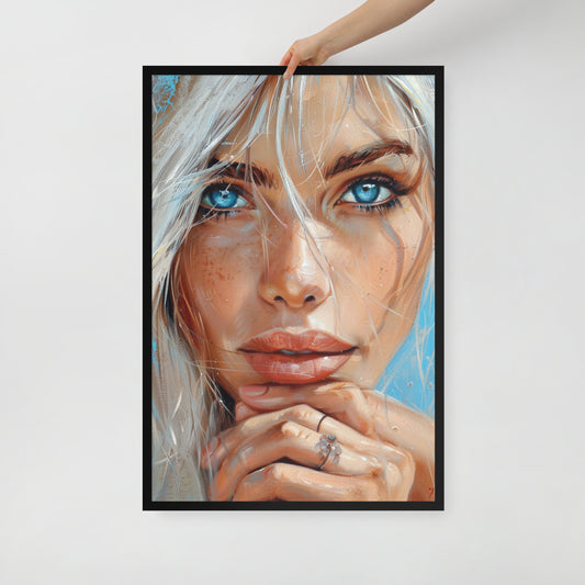 Abstract Portrait Framed Poster