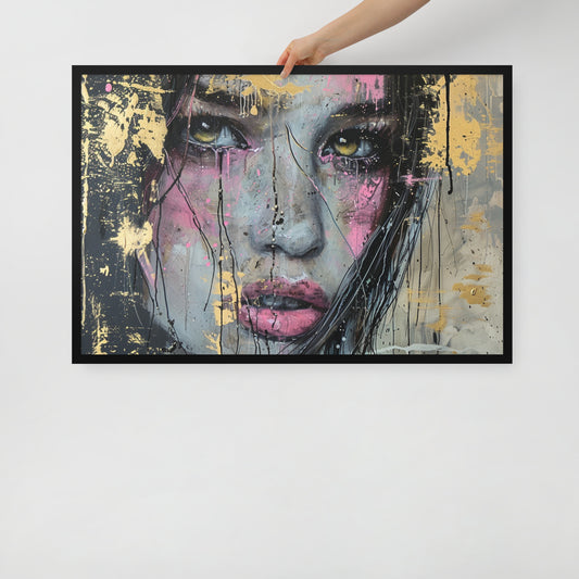 Abstract Portrait Framed Poster