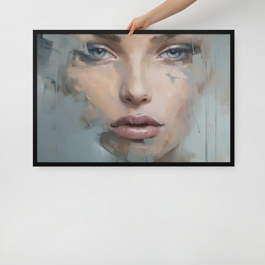 Abstract Portrait Framed Poster