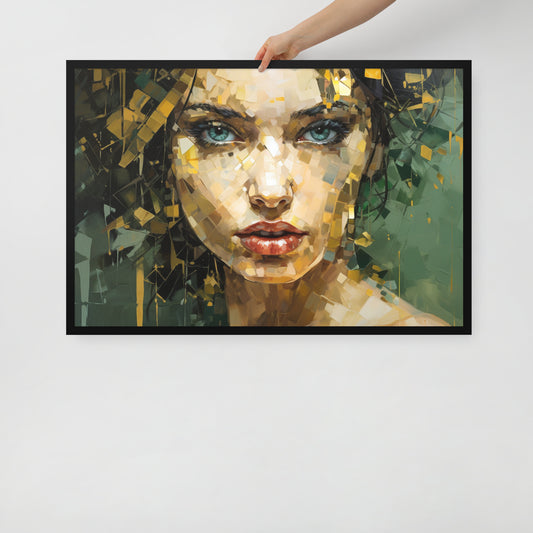 Abstract Portrait Framed Poster