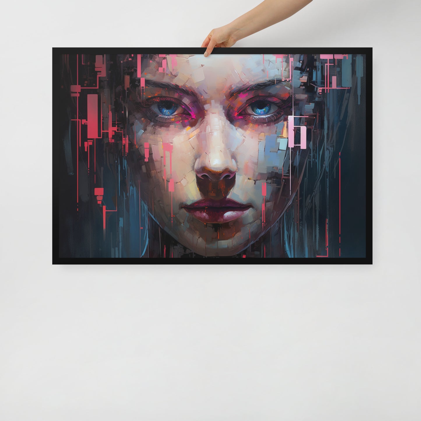 Abstract Portrait Framed Poster