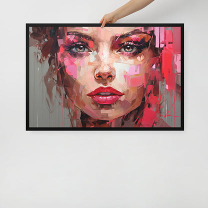 Abstract Portrait Framed Poster