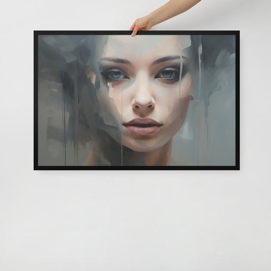 Abstract Portrait Framed Poster