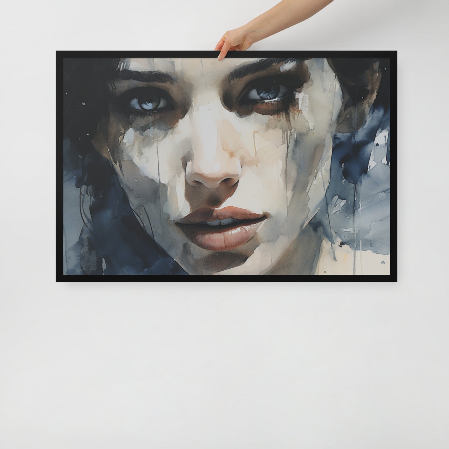 Abstract Portrait Framed Poster