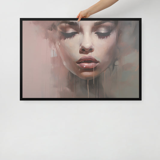 Abstract Portrait Framed Poster