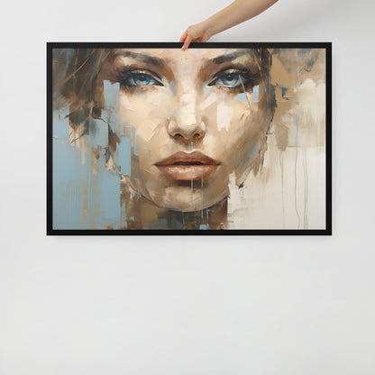 Abstract Portrait Framed Poster