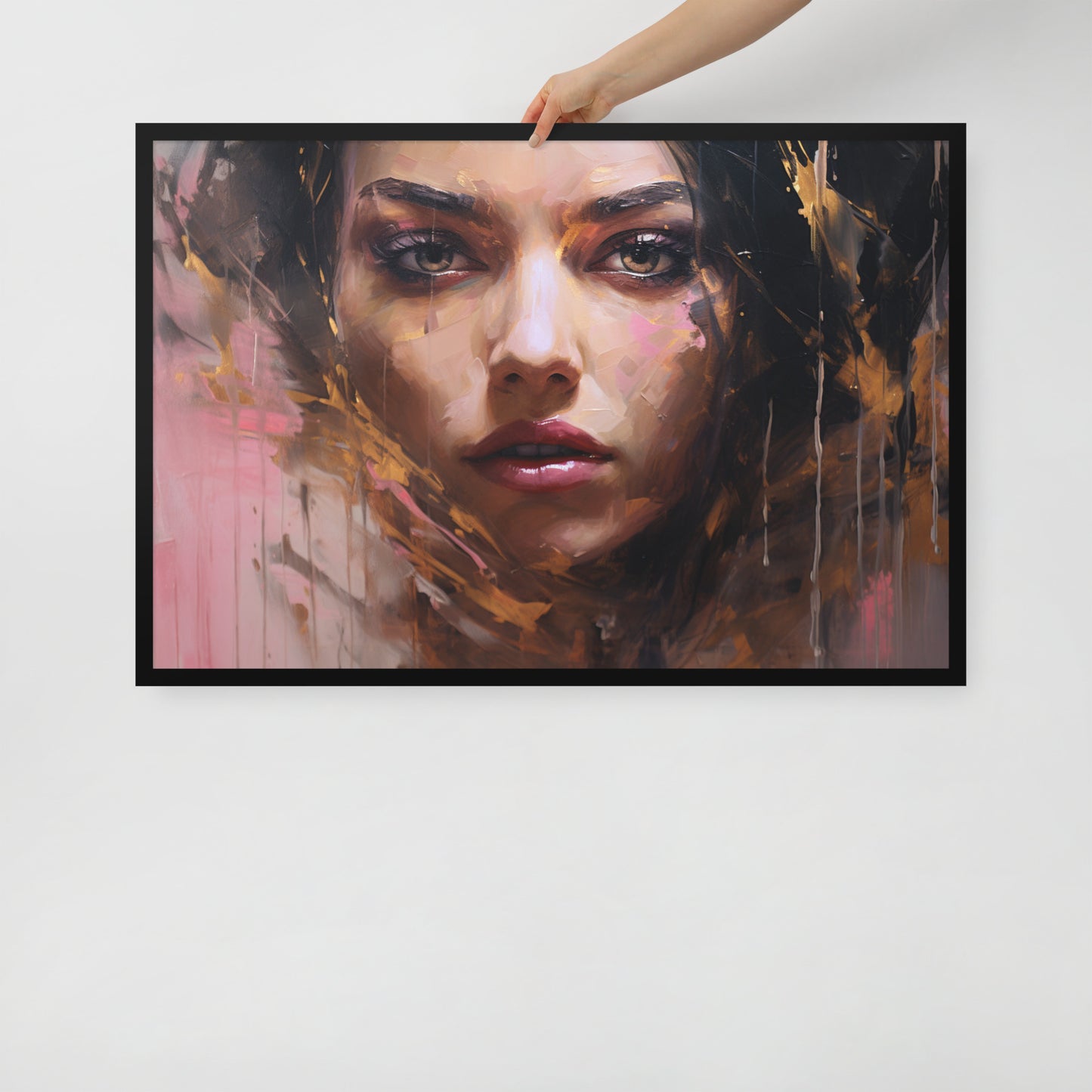 Abstract Portrait Framed Poster