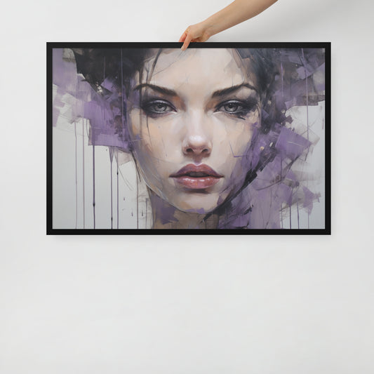 Abstract Portrait Framed Poster