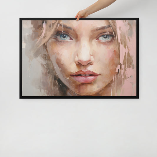 Abstract Portrait Framed Poster