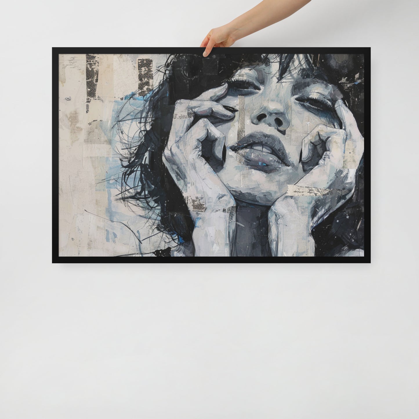 Abstract Portrait Framed Poster