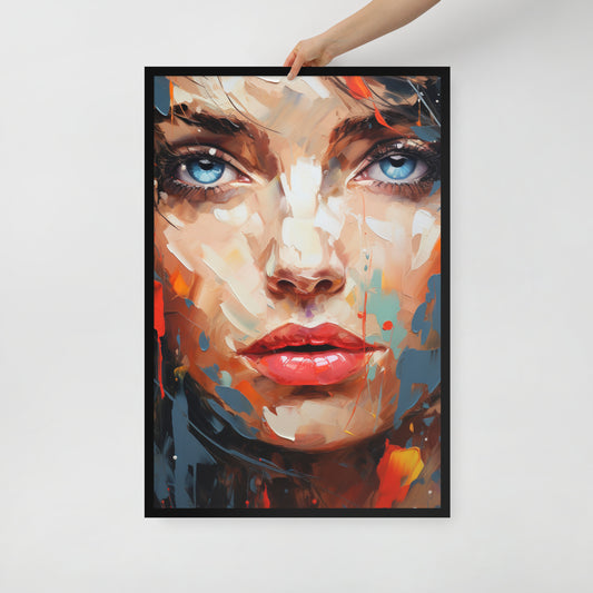 Abstract Portrait Framed Poster