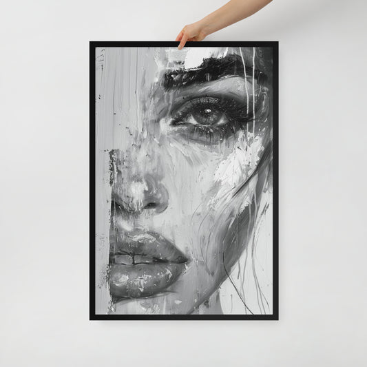 Abstract Portrait Framed Poster