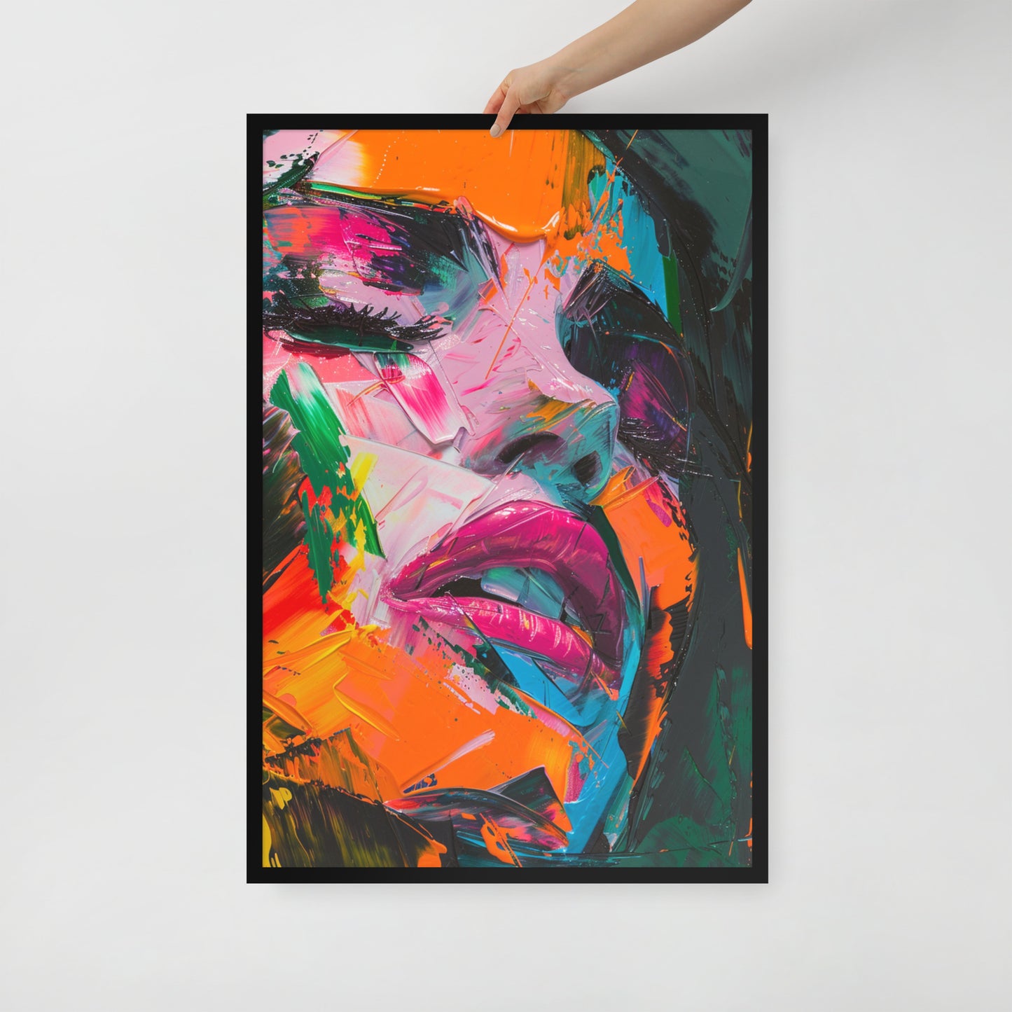 Abstract Portrait Framed Poster