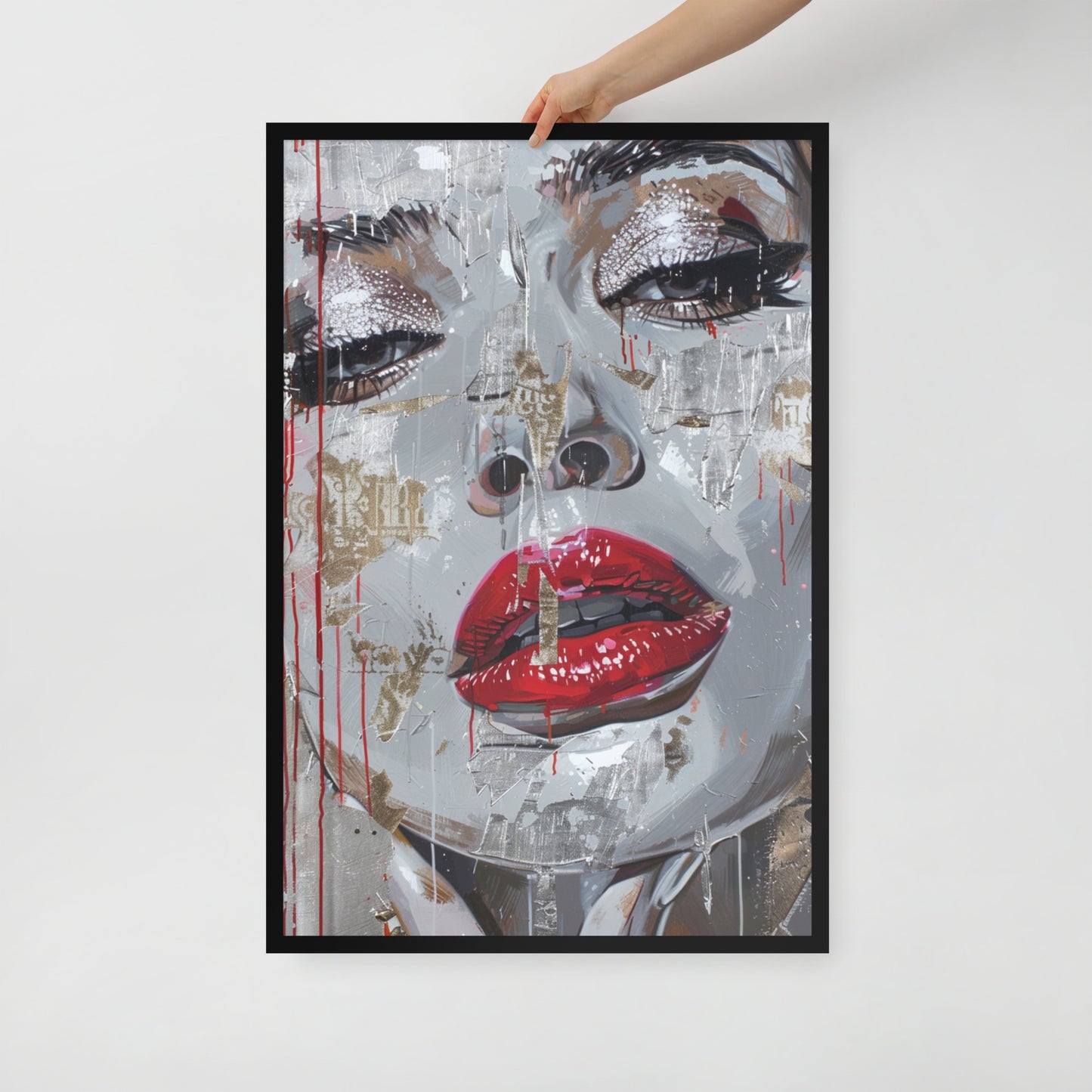 Abstract Portrait Framed Poster