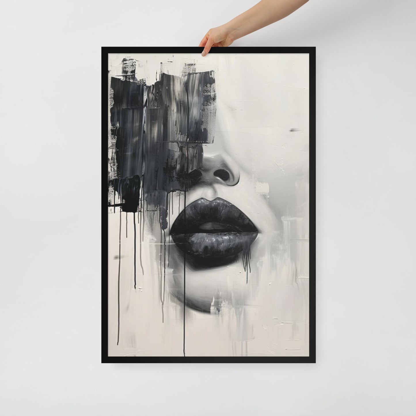 Abstract Portrait Framed Poster