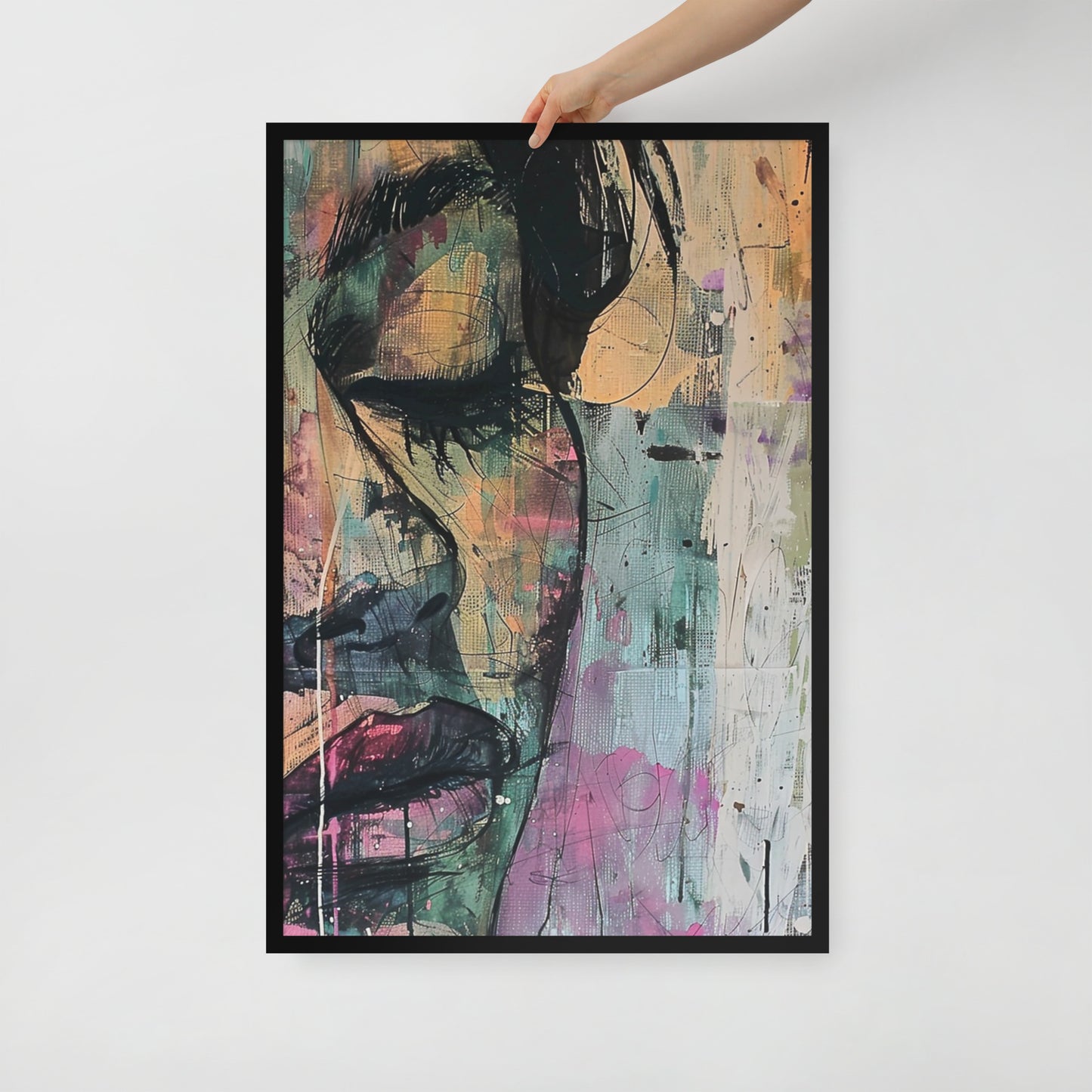 Abstract Portrait Framed Poster