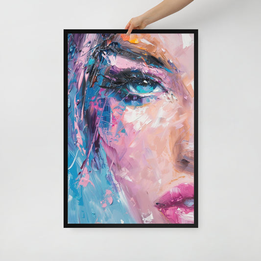 Abstract Portrait Framed Poster