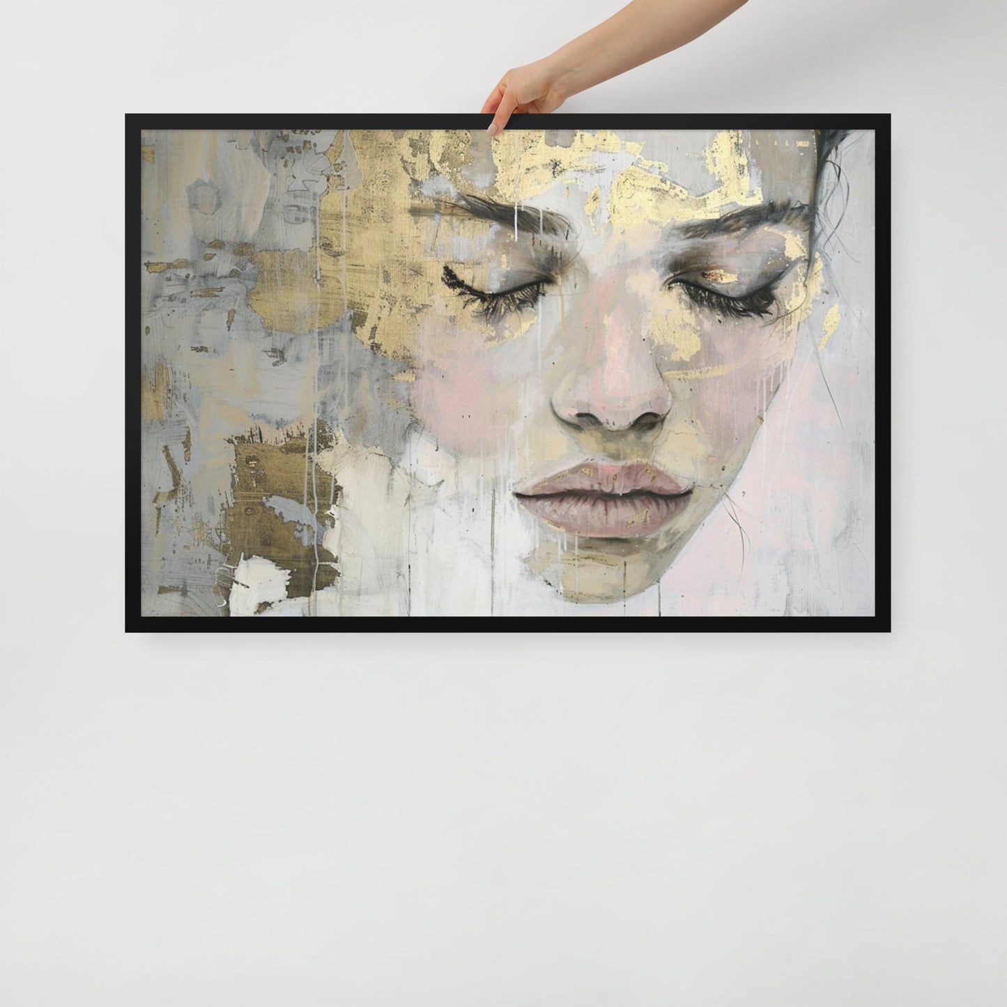 Abstract Portrait Framed Poster