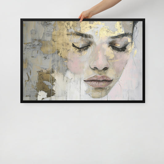 Abstract Portrait Framed Poster