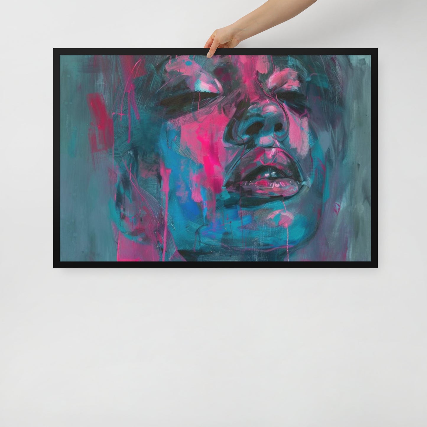 Abstract Portrait Framed Poster