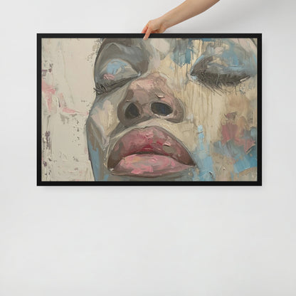 Abstract Portrait Framed Poster