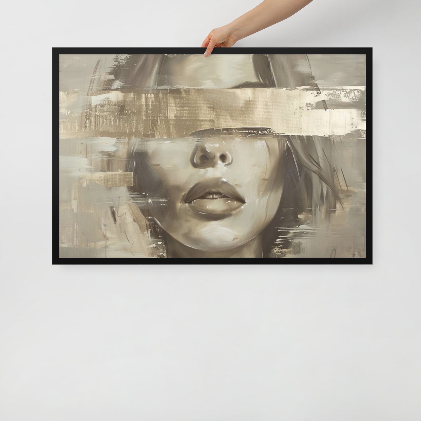 Abstract Portrait Framed Poster