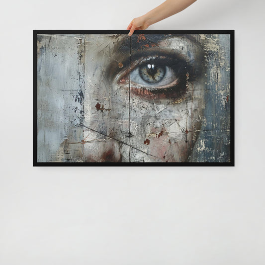 Abstract Portrait Framed Poster