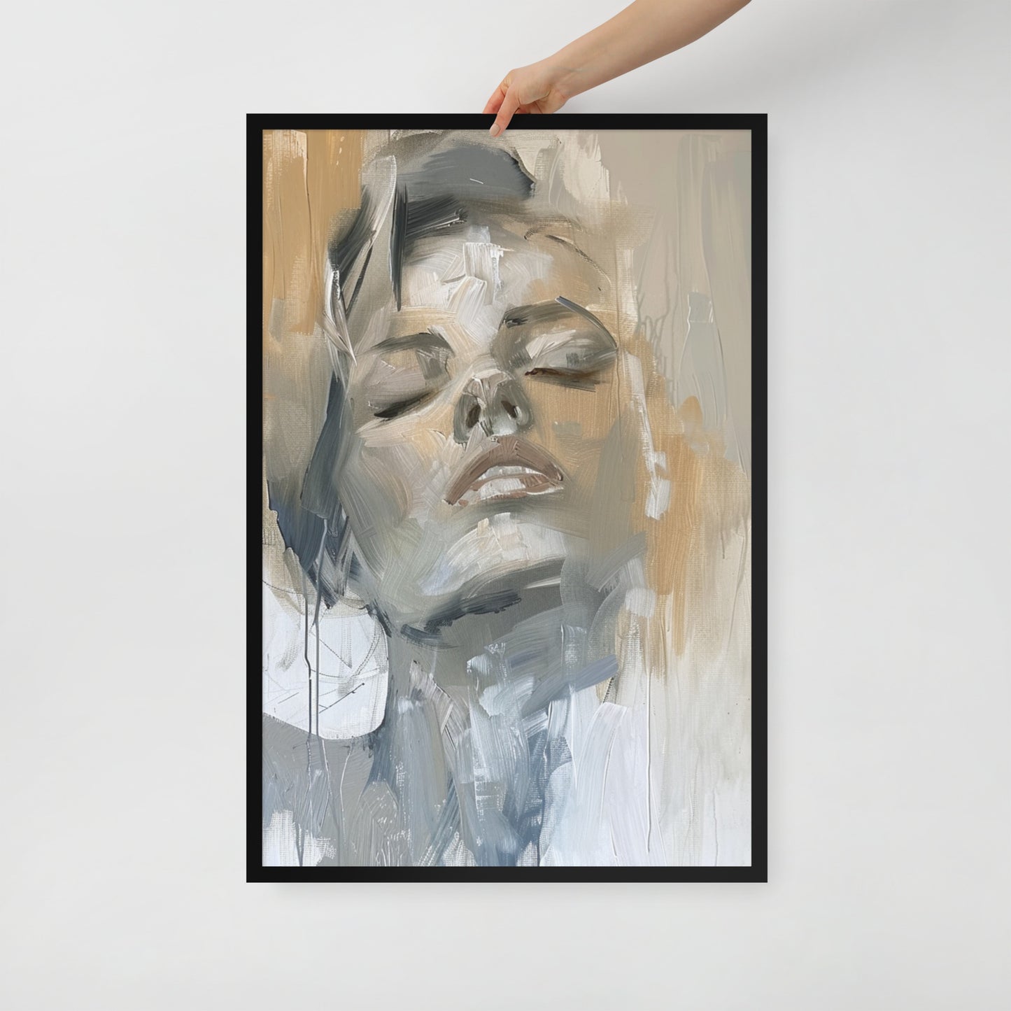 Abstract Portrait Framed Poster